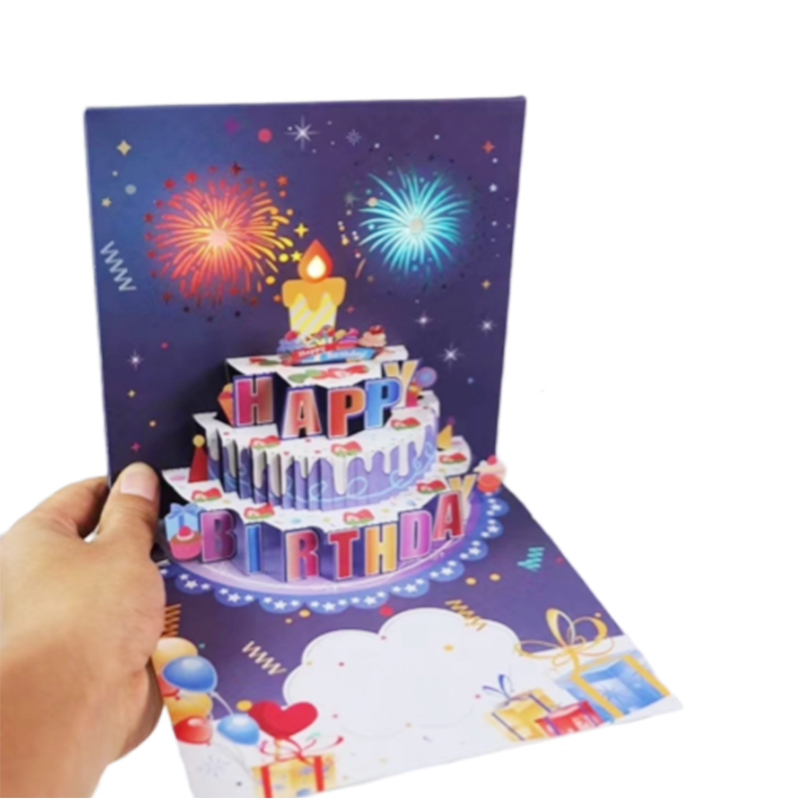 Fireworks Pop-up Card