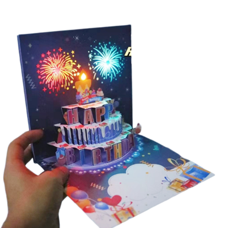 Fireworks Pop-up Card